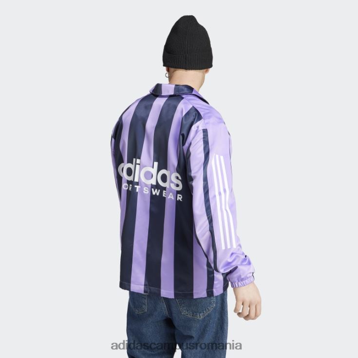 adidas campus romania jachetă violet din satin antrenori bărbați violet J266N25848