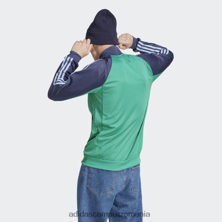 adidas campus romania jacheta tiro verde curte bărbați curte verde/marin J266N25807