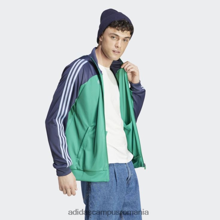 adidas campus romania jacheta tiro verde curte bărbați curte verde/marin J266N25807