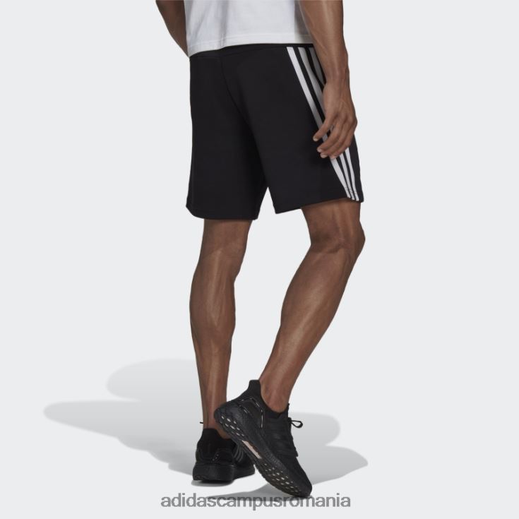 adidas campus romania îmbrăcăminte sport future icons pantaloni scurți cu 3 dungi negru fierbinte bărbați negru J266N26451