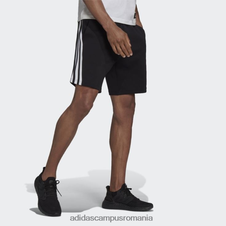 adidas campus romania îmbrăcăminte sport future icons pantaloni scurți cu 3 dungi negru fierbinte bărbați negru J266N26451