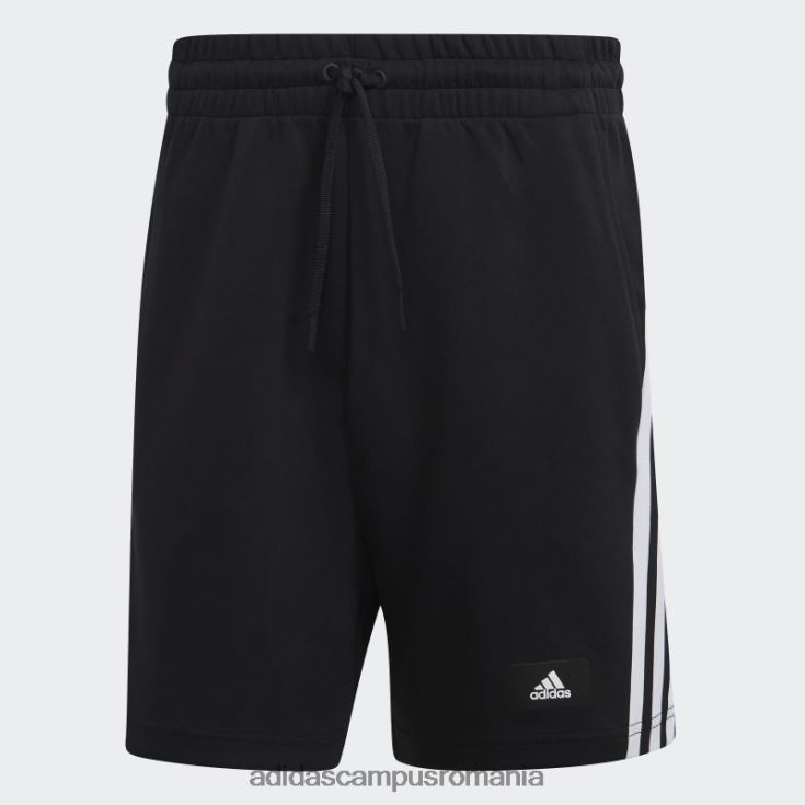 adidas campus romania îmbrăcăminte sport future icons pantaloni scurți cu 3 dungi negru fierbinte bărbați negru J266N26451