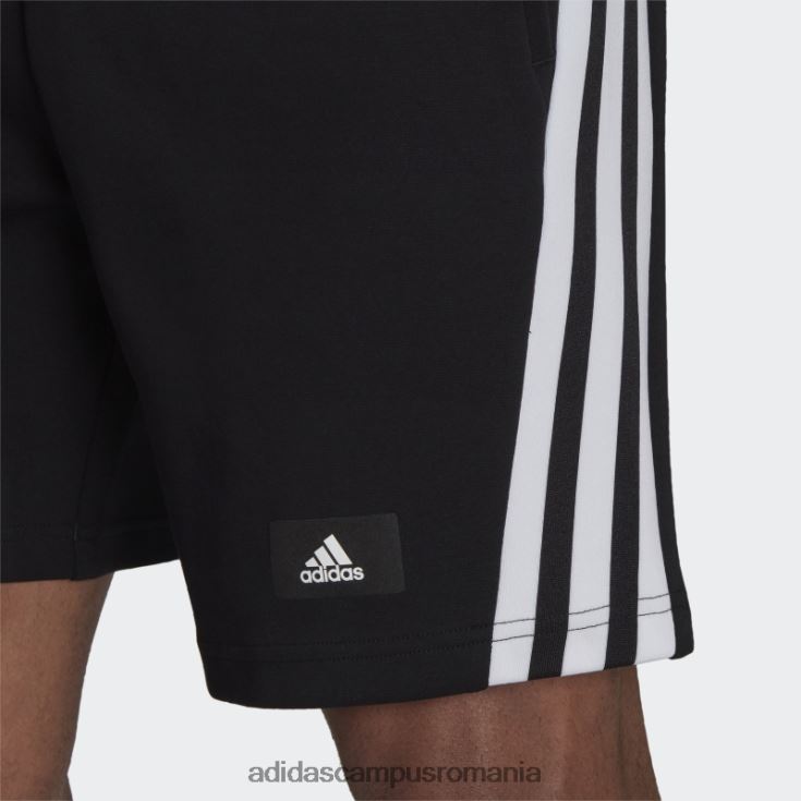 adidas campus romania îmbrăcăminte sport future icons pantaloni scurți cu 3 dungi negru fierbinte bărbați negru J266N26451
