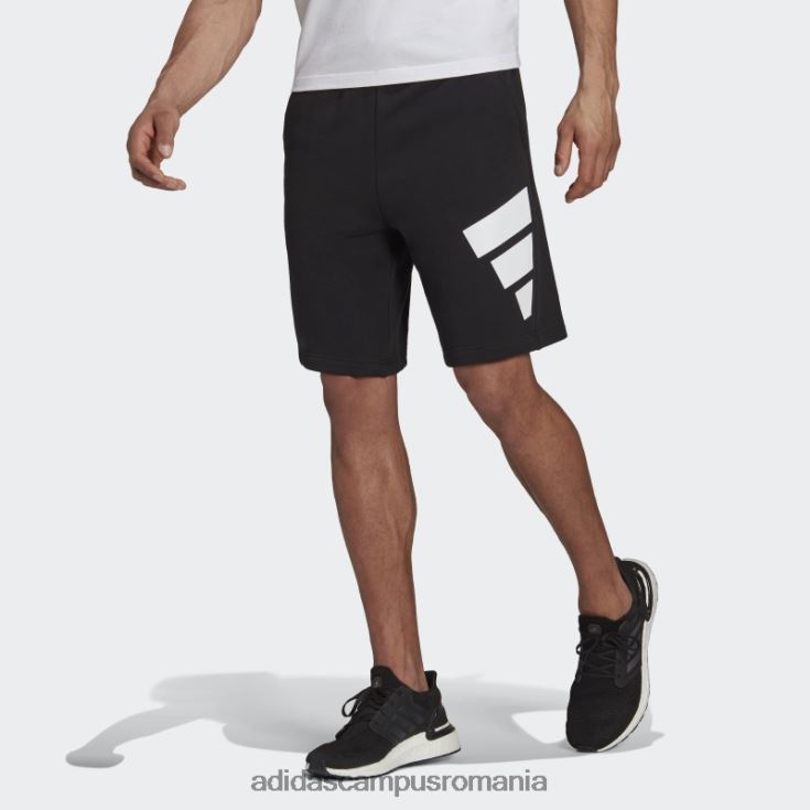 adidas campus romania îmbrăcăminte sport neagră icoane viitoare logo grafic pantaloni scurți moda bărbați negru J266N213754