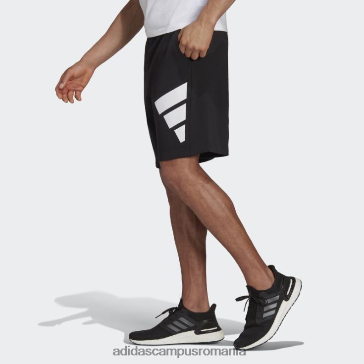 adidas campus romania îmbrăcăminte sport neagră icoane viitoare logo grafic pantaloni scurți moda bărbați negru J266N213754