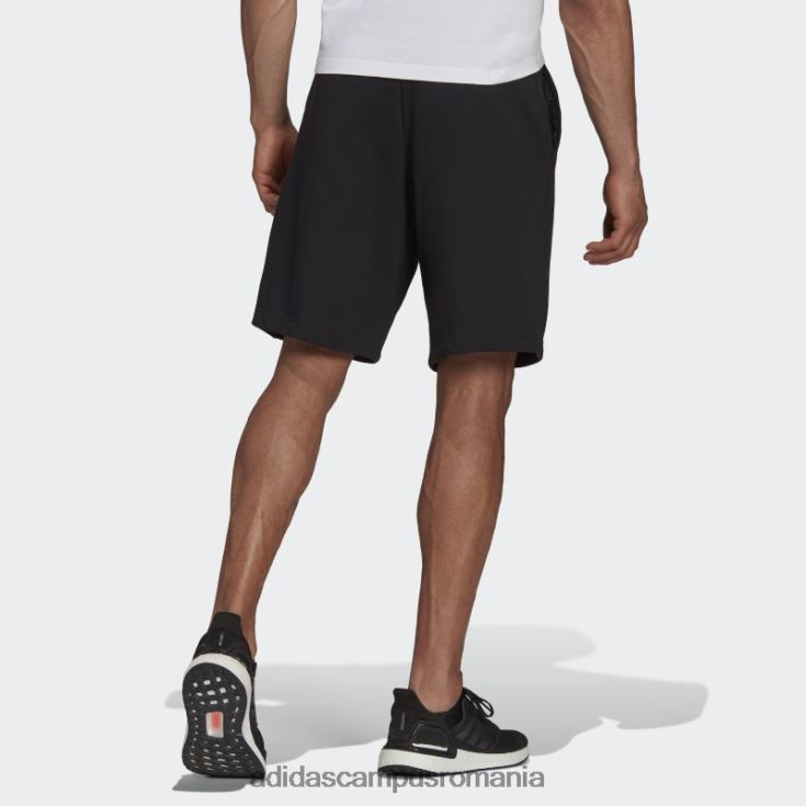 adidas campus romania îmbrăcăminte sport neagră icoane viitoare logo grafic pantaloni scurți moda bărbați negru J266N213754