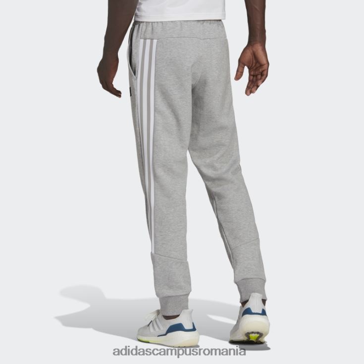 adidas campus romania mediu gri viitor iconi trei dungi pantaloni bărbați gri mediu/alb J266N27019