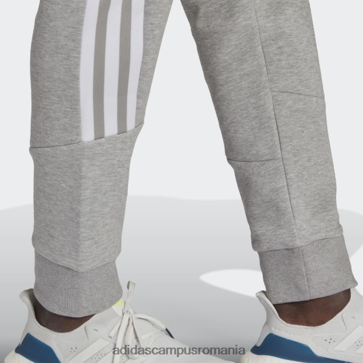 adidas campus romania mediu gri viitor iconi trei dungi pantaloni bărbați gri mediu/alb J266N27019