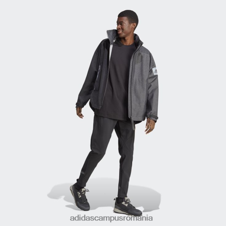 adidas campus romania myshelter rain.rdy jachetă denim neagră bărbați negru J266N213699