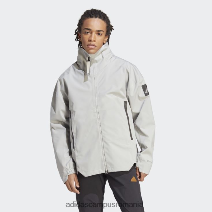 adidas campus romania myshelter rain.rdy jachetă metal gri bărbați gri metal J266N213615