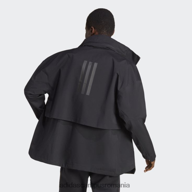 adidas campus romania myshelter rain.rdy jachetă neagră bărbați negru J266N26037