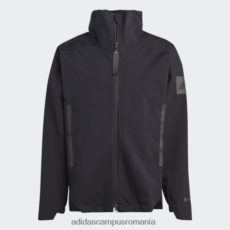 adidas campus romania myshelter rain.rdy jachetă neagră bărbați negru J266N26037