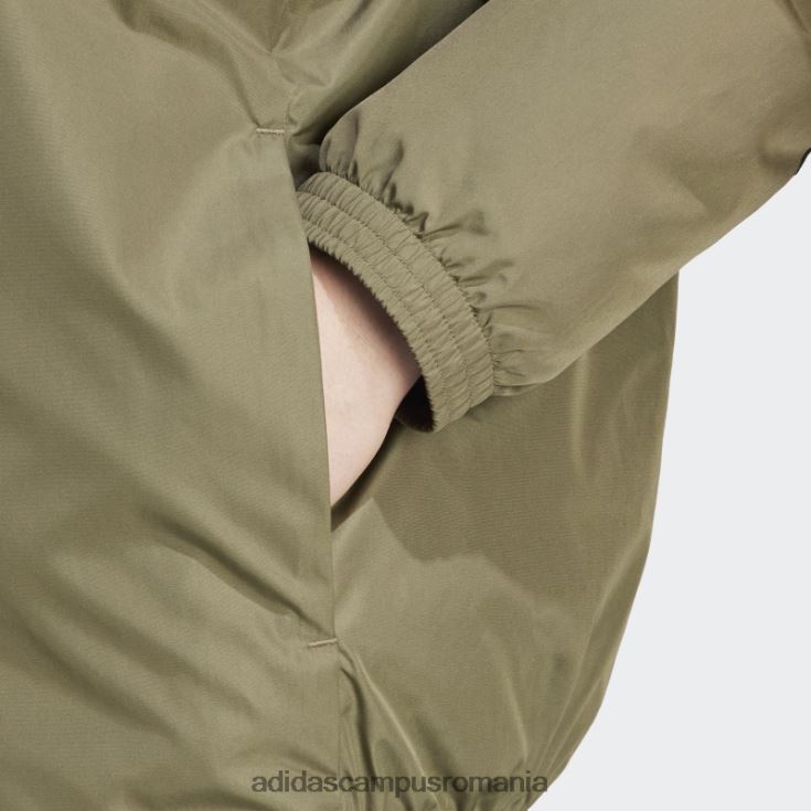 adidas campus romania înapoi la jachetă sport cu glugă olive bărbați măsline J266N214048