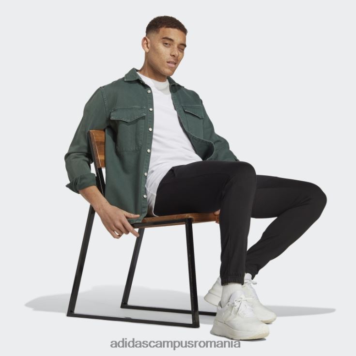 adidas campus romania negru essentials un singur jerseu conic insignă de pantaloni sport adidas bărbați negru J266N25607