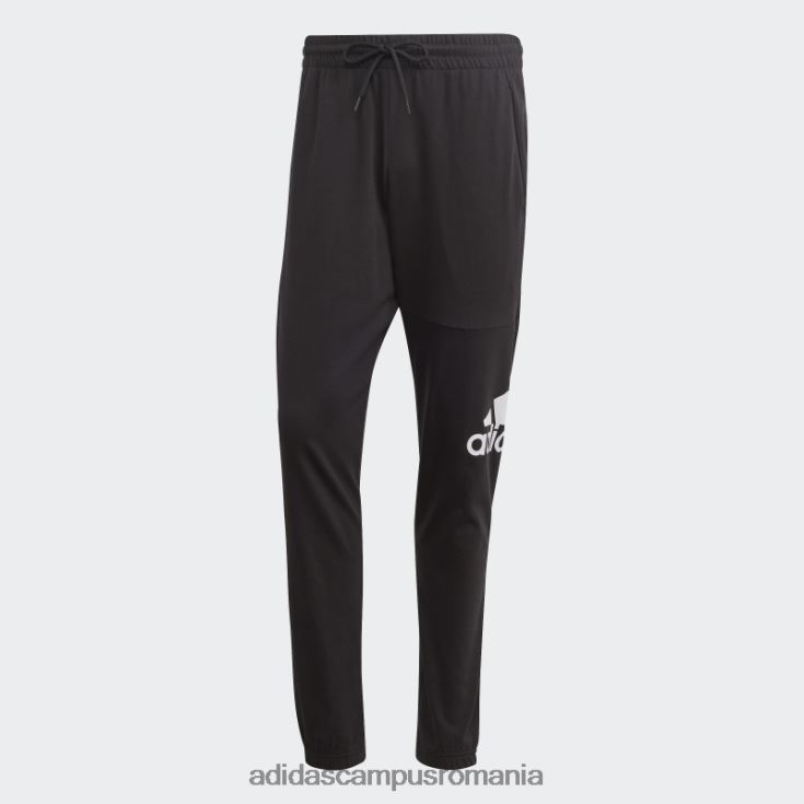 adidas campus romania negru essentials un singur jerseu conic insignă de pantaloni sport adidas bărbați negru J266N25607