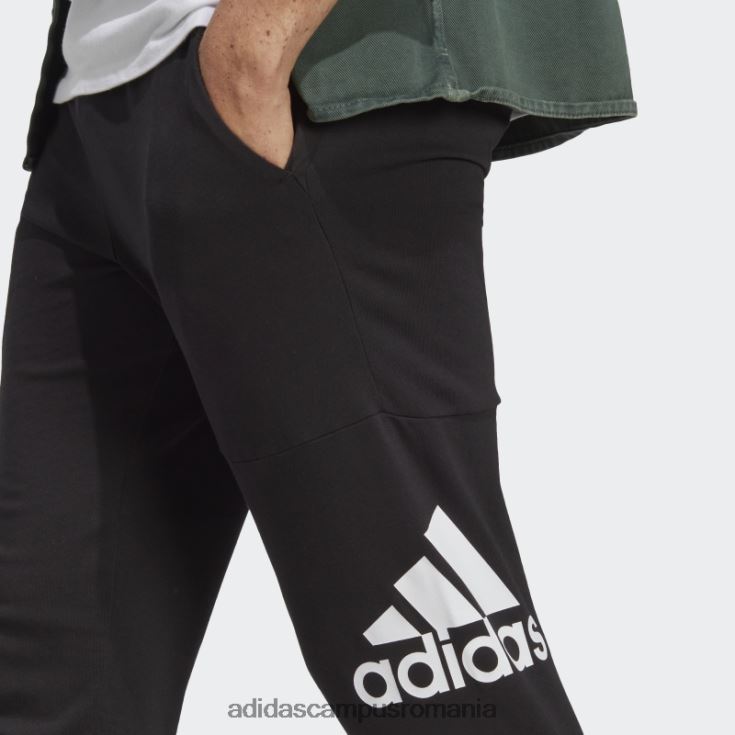 adidas campus romania negru essentials un singur jerseu conic insignă de pantaloni sport adidas bărbați negru J266N25607