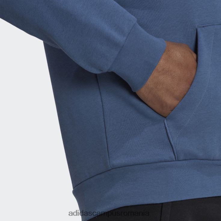 adidas campus romania oțel stadiul fleece insignă de sport hanorac bărbați oţel J266N26784