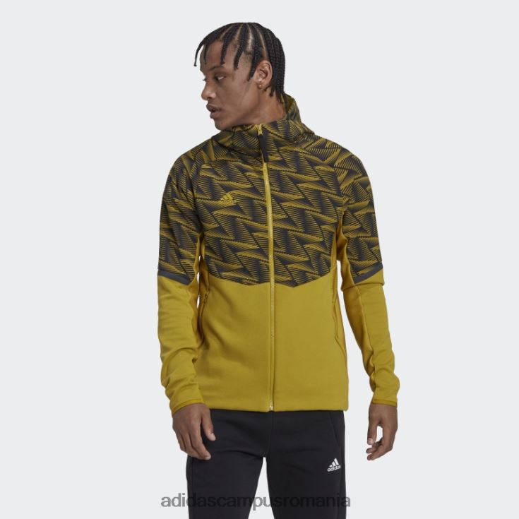 adidas campus romania olive conceput pentru hanoracul cu fermoar complet pentru ziua de joc bărbați măsline J266N27565