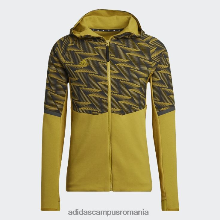adidas campus romania olive conceput pentru hanoracul cu fermoar complet pentru ziua de joc bărbați măsline J266N27565