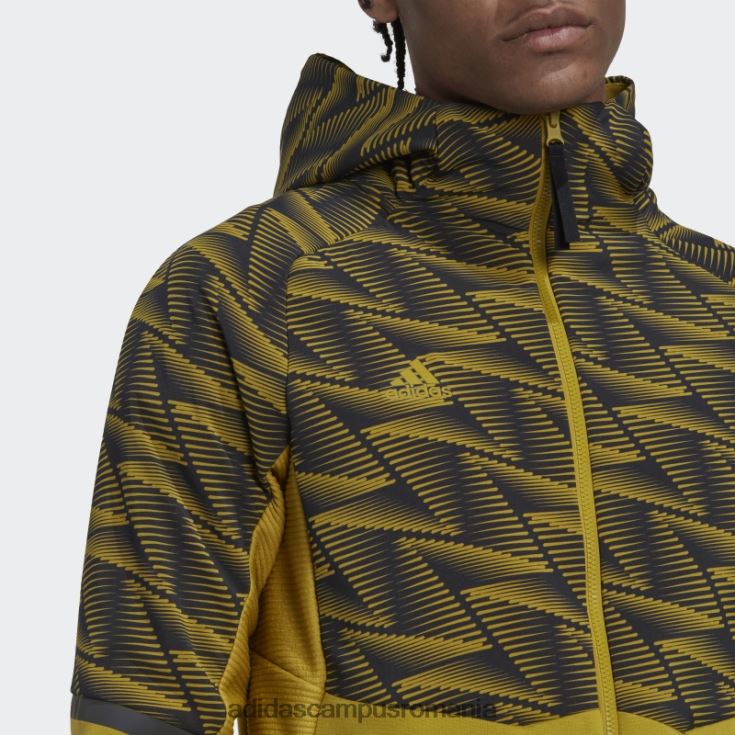 adidas campus romania olive conceput pentru hanoracul cu fermoar complet pentru ziua de joc bărbați măsline J266N27565