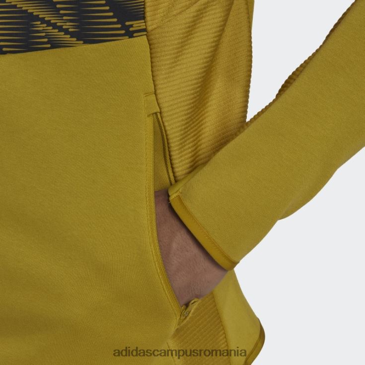 adidas campus romania olive conceput pentru hanoracul cu fermoar complet pentru ziua de joc bărbați măsline J266N27565