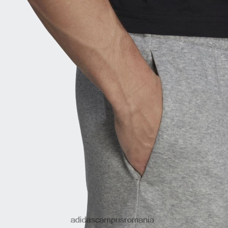 adidas campus romania pantaloni cargo conici obișnuiți din lână, gri mediu, adidas bărbați gri mediu/negru J266N26915