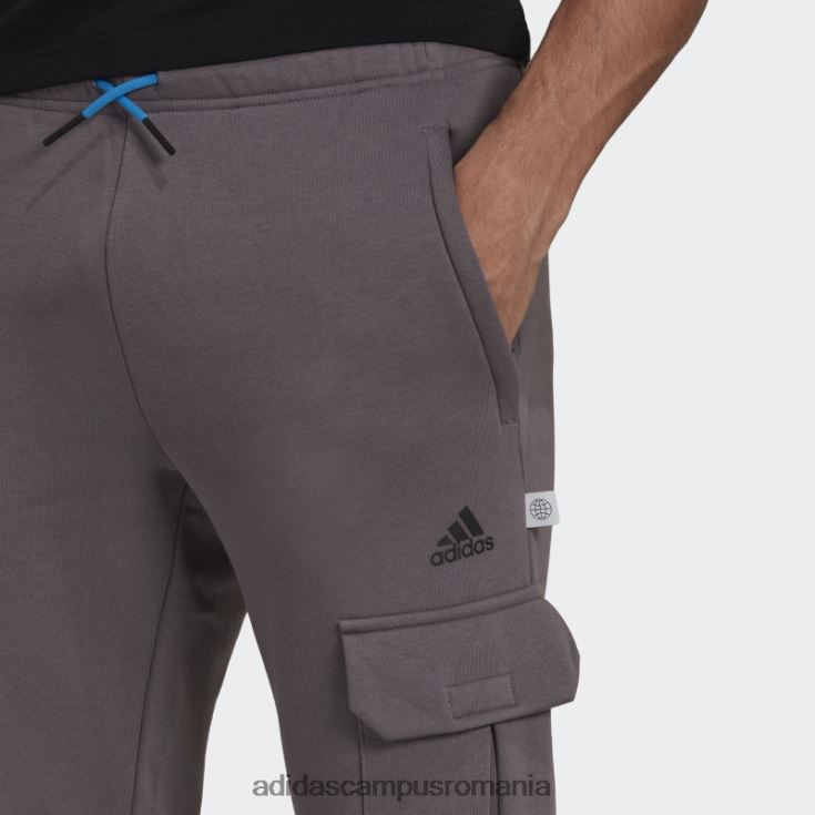 adidas campus romania pantaloni cargo din lână icoane de viitor gri bărbați urmă gri J266N25501