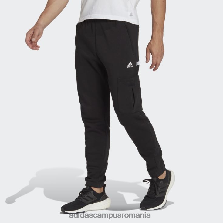 adidas campus romania pantaloni cargo din lână iconițe negre ale viitorului bărbați negru J266N26754