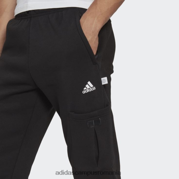 adidas campus romania pantaloni cargo din lână iconițe negre ale viitorului bărbați negru J266N26754