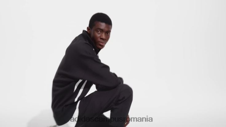 adidas campus romania pantaloni cargo până la glezne, țesuți cu logo mic, black essentials bărbați negru J266N24913