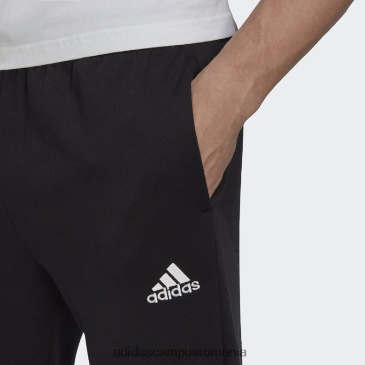 adidas campus romania pantaloni conici obișnuiți din lână essentials negru adidas bărbați alb negru J266N25574