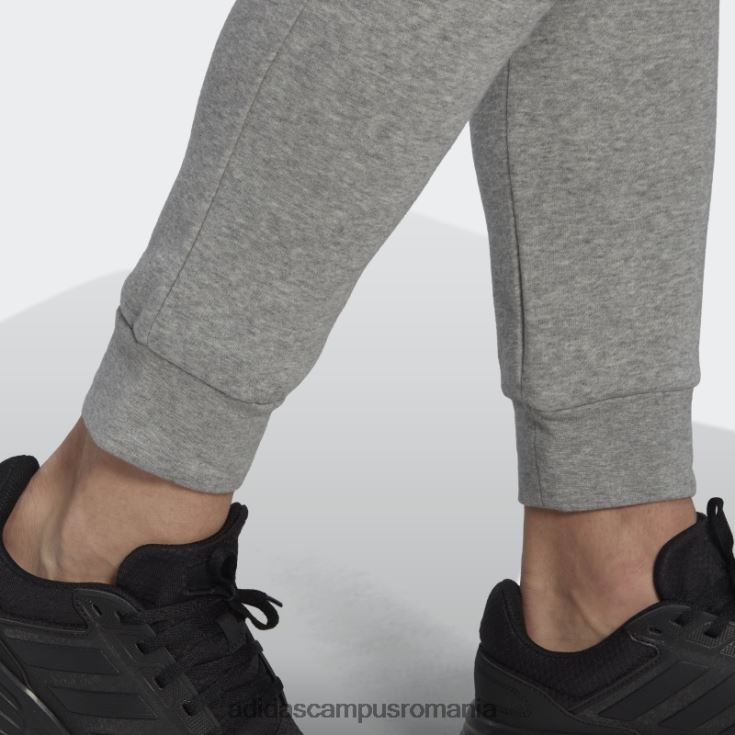 adidas campus romania pantaloni conici obișnuiți din lână gri mediu essentials bărbați gri mediu/negru J266N25476