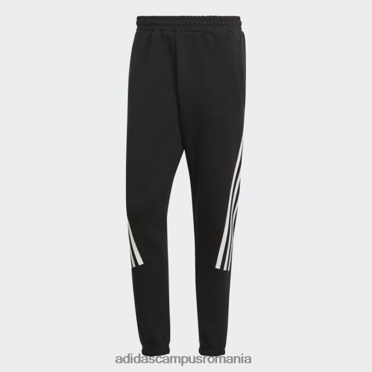 adidas campus romania pantaloni cu 3 dungi cu icoane viitoare negre bărbați alb negru J266N25302
