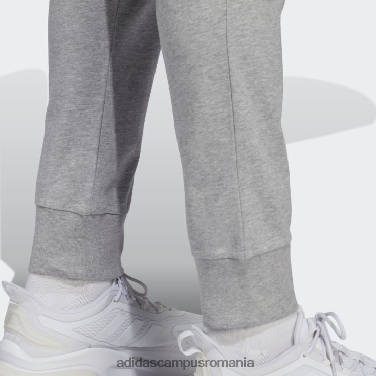 adidas campus romania pantaloni cu manșetă conici din jerseu simplu, gri mediu adidas bărbați gri mediu J266N25976