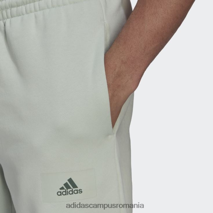 adidas campus romania pantaloni de jogging cu picioare drepte din bumbac fleece feelvivid green essentials bărbați verde J266N214807