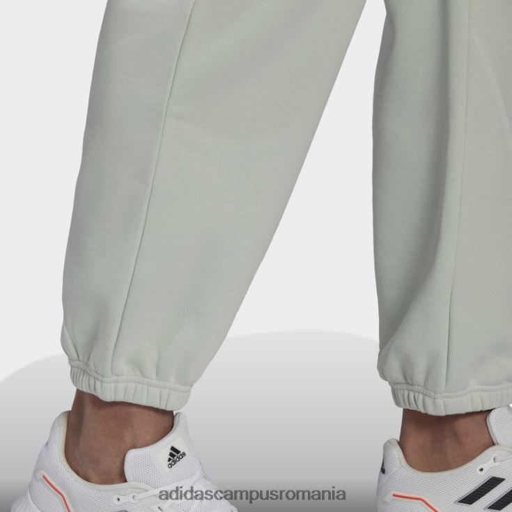 adidas campus romania pantaloni de jogging cu picioare drepte din bumbac fleece feelvivid green essentials bărbați verde J266N214807