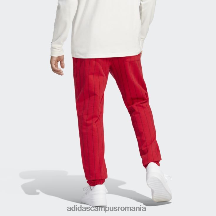 adidas campus romania pantaloni de jogging din lână cu dungi stacojiu bărbați stacojiu J266N213532