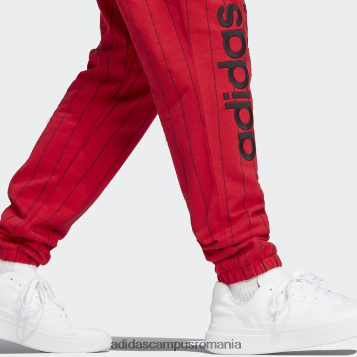adidas campus romania pantaloni de jogging din lână cu dungi stacojiu bărbați stacojiu J266N213532