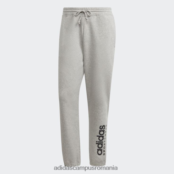 adidas campus romania pantaloni de jogging grafic all szn gri mediu bărbați gri mediu J266N213534