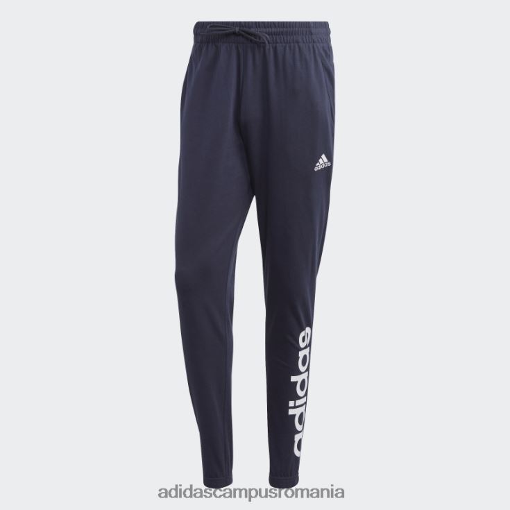 adidas campus romania pantaloni de jogging ink essentials din jerseu conic cu manșetă elastică și logo bărbați cerneală J266N213564