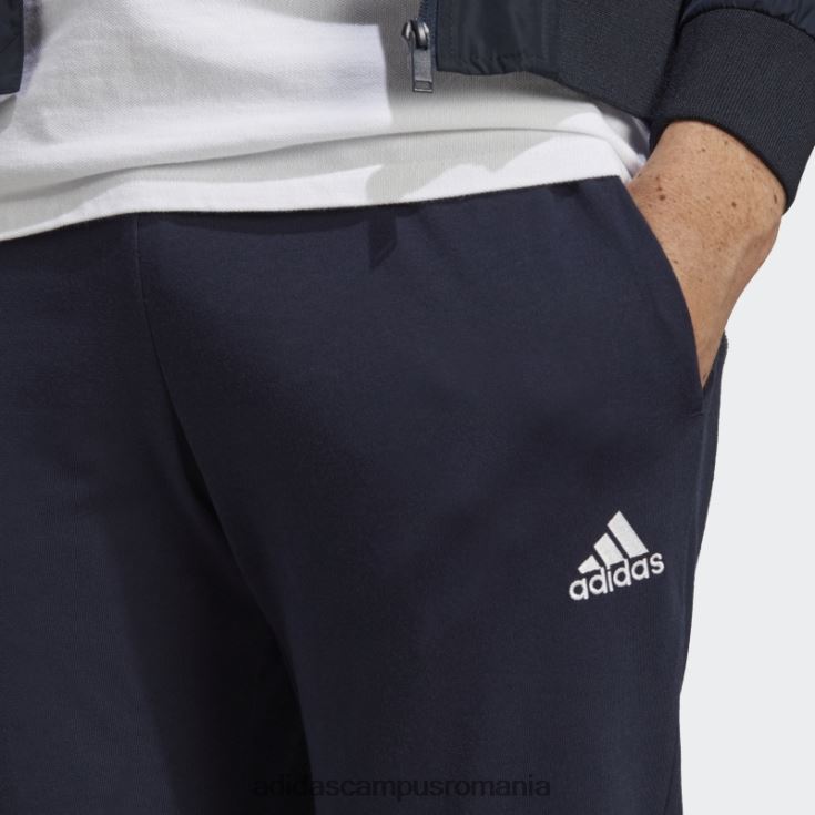 adidas campus romania pantaloni de jogging ink essentials din jerseu conic cu manșetă elastică și logo bărbați cerneală J266N213564
