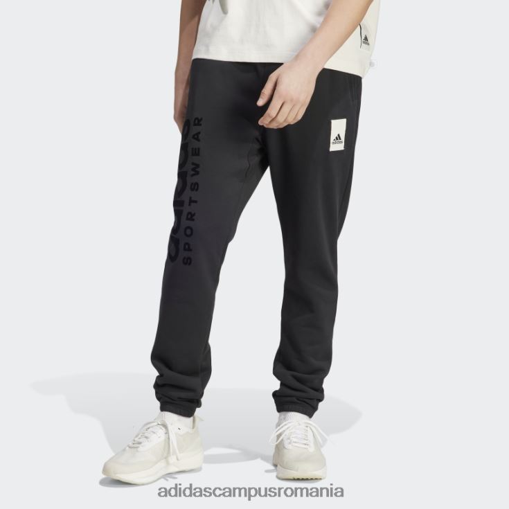 adidas campus romania pantaloni de jogging negri din lână lounge bărbați negru J266N213912