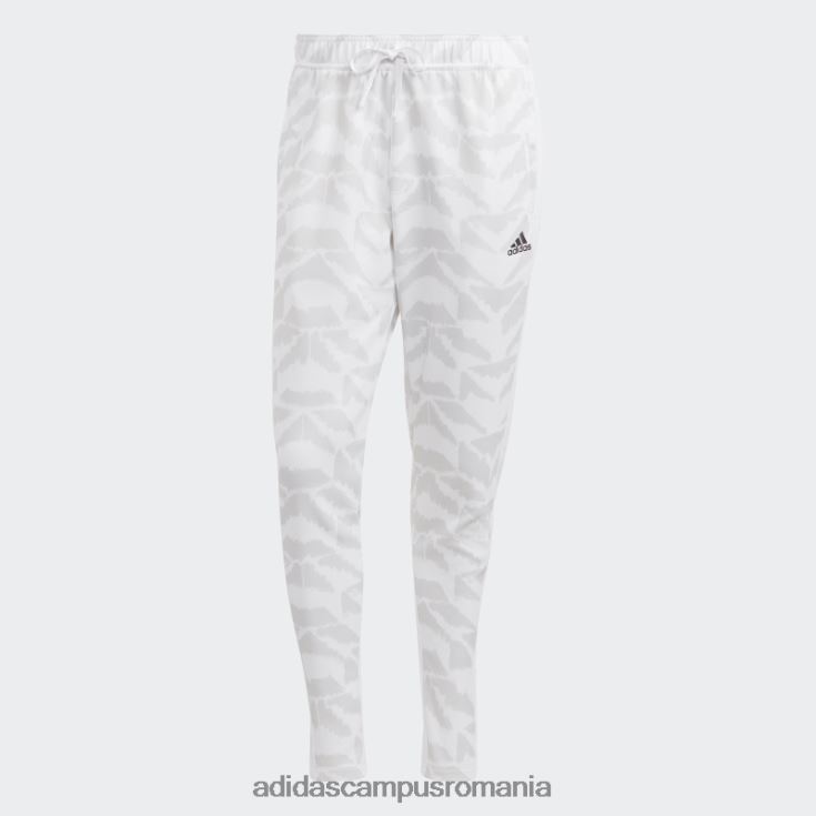 adidas campus romania pantaloni de jogging stil de viață albi tiro bărbați alb J266N213342