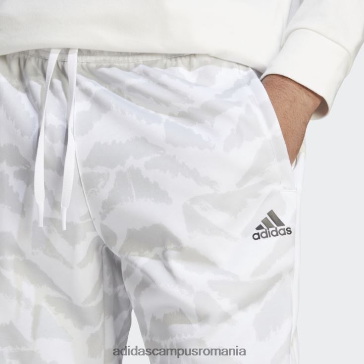adidas campus romania pantaloni de jogging stil de viață albi tiro bărbați alb J266N213342
