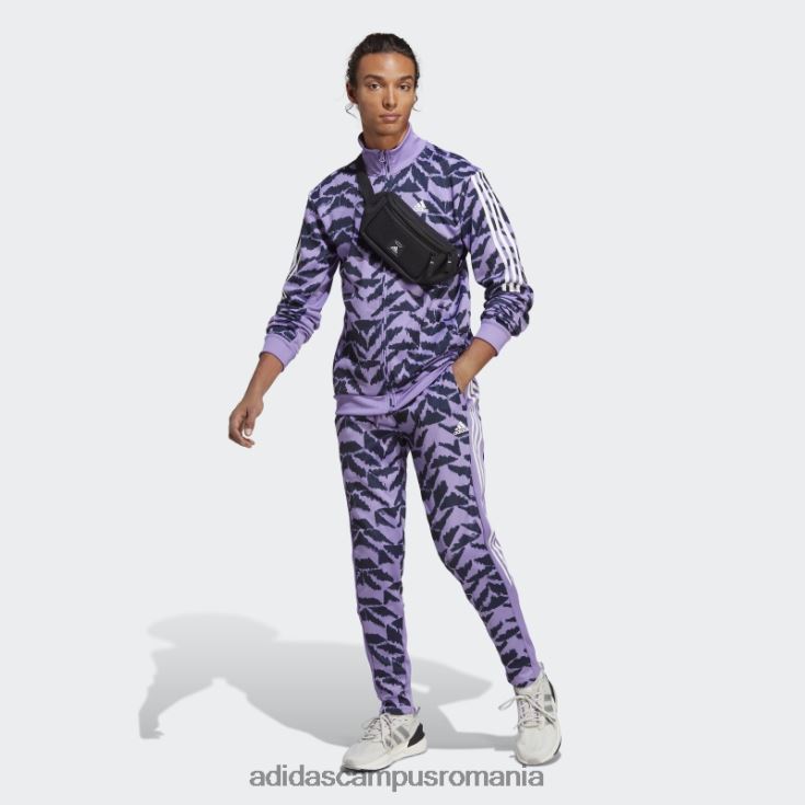 adidas campus romania pantaloni de jogging stil de viață violet tiro adidas bărbați violet J266N213419