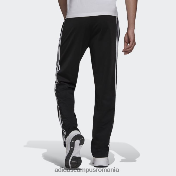adidas campus romania pantaloni de sport cu 3 dungi negri primegreen essentials pentru încălzire cu tiv deschis bărbați alb negru J266N21409