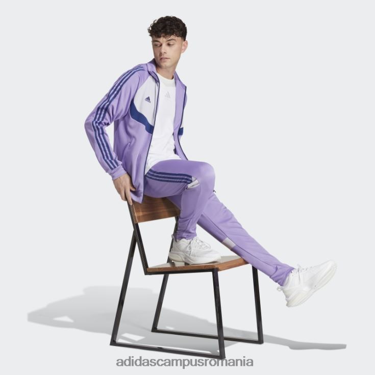 adidas campus romania pantaloni de trening tiro violet bărbați violet J266N213507