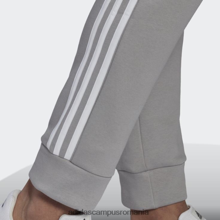 adidas campus romania pantaloni din fleece mgh solid gri essentials colorblock bărbați mgh gri solid/verde orbită J266N25249