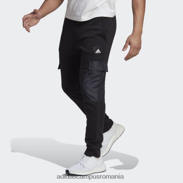 adidas campus romania pantaloni din lână negri bărbați negru J266N27052