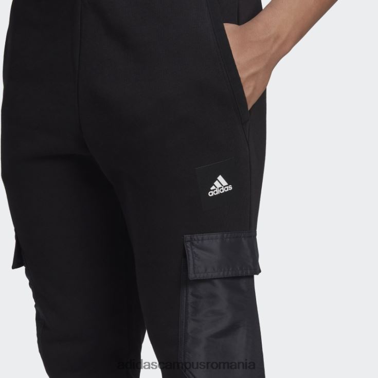 adidas campus romania pantaloni din lână negri bărbați negru J266N27052